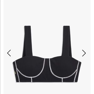 WeWoreWhat Corset Top Black size small - NWT